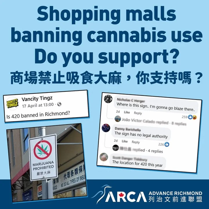 ⛔️Shopping malls banning cannabis use, do you support?